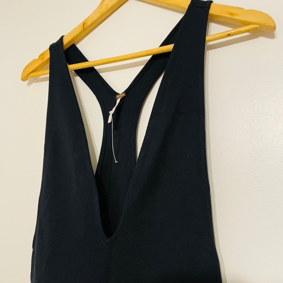 NWOT Free People Black Pleated Romper - Picture 5 of 12